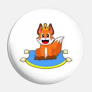 Fox Queen Crown Pin