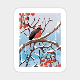 Winter Bird Magnet