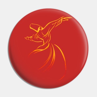 Sema The Dance Of The Whirling Dervish Pin