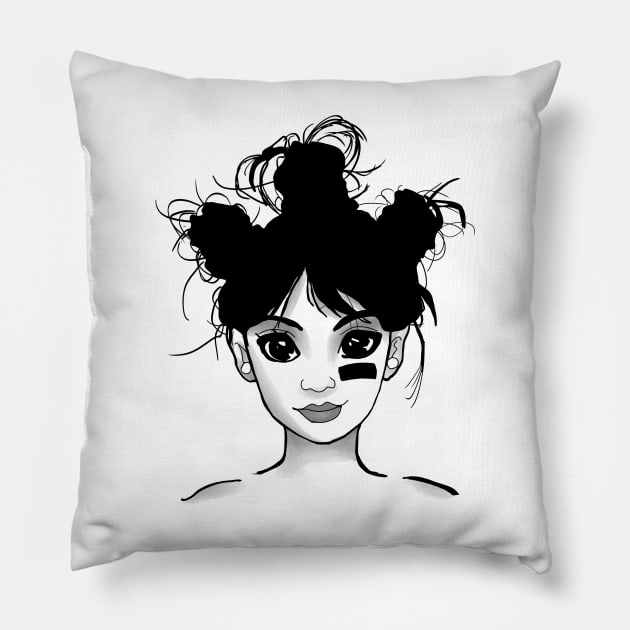 Lisa Lopes Left Eye - TLC Pillow by The Tee Tree