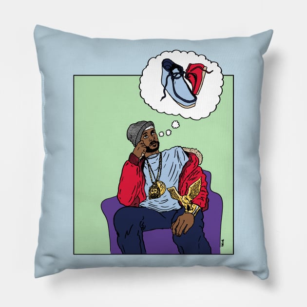 Suede Wally Dreams Pillow by OBSUART