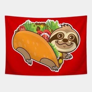 Sloth Taco Tapestry