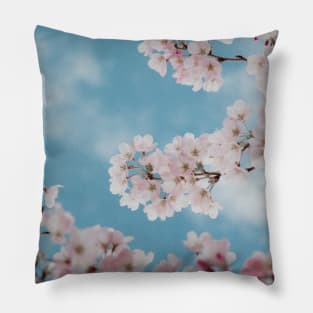 Branches of cherry blossoms flowers - Nature Inspired Pillow