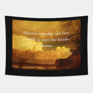 Thoreau Quote Tapestry