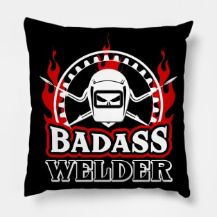 Badass Welder Pillow