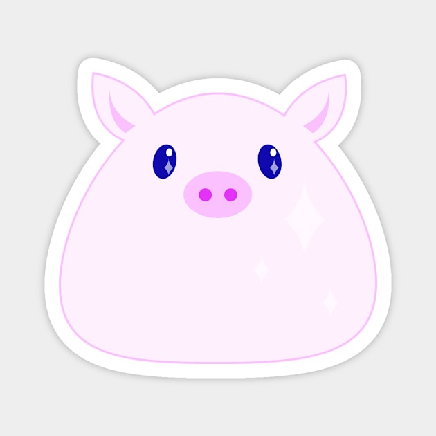 Piggy Bun Magnet by MistTea