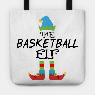 The Basketball Elf Matching Family Group Christmas Party SANTA Tote