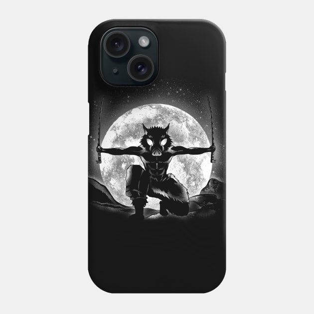 Moonlight Boar Phone Case by FanFreak