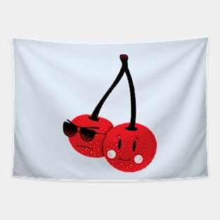 Cool Two Red Cherry Tapestry