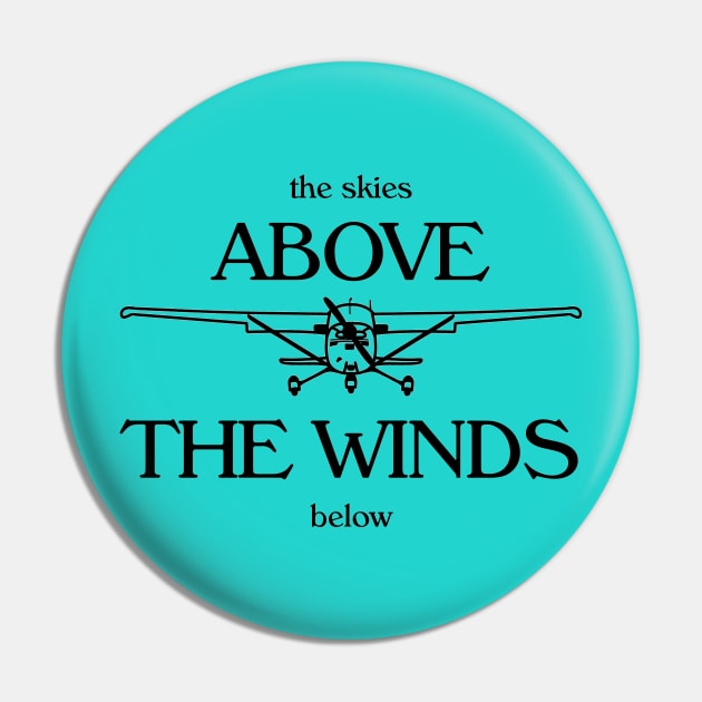 The Skies above the Winds below aviation themed design Pin by The Creative Palette