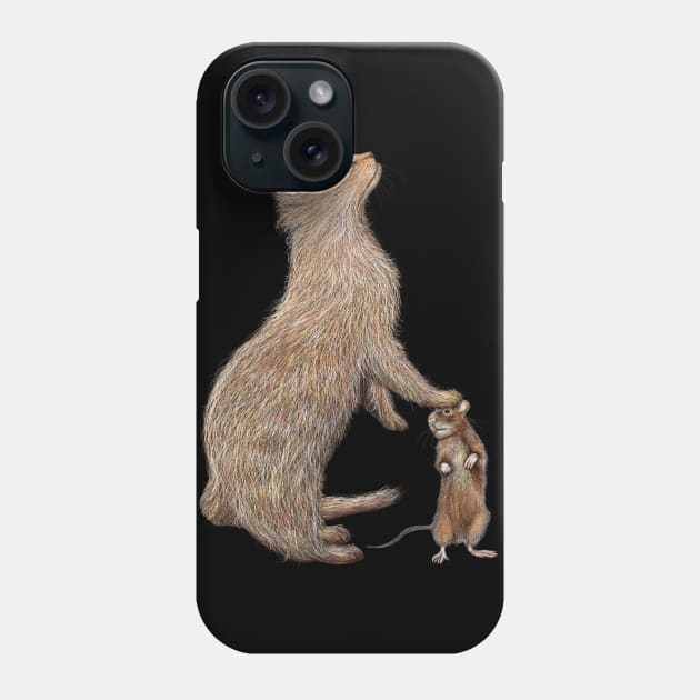 Cat and Mouse Phone Case by Dual Rogue