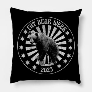 Vintage Fat Beer Week 2023 Pillow