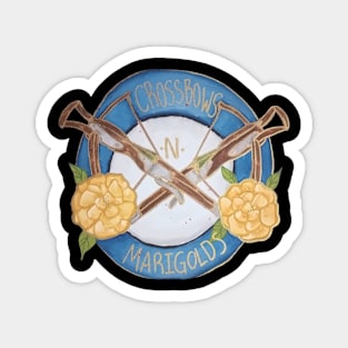 Crossbows & Marigolds Magnet