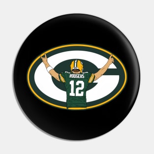 Aaron Rodgers Green Bay Packers Pin