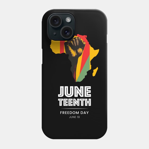 juneteenth Phone Case by adigitaldreamer