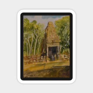 Sayan Temple Cambodia Magnet