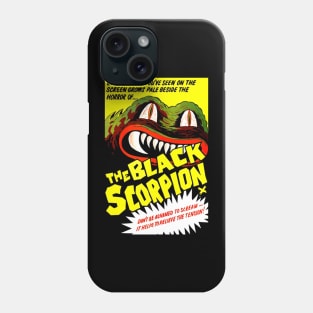 Classic Science Fiction Movie Poster - The Black Scorpion Phone Case