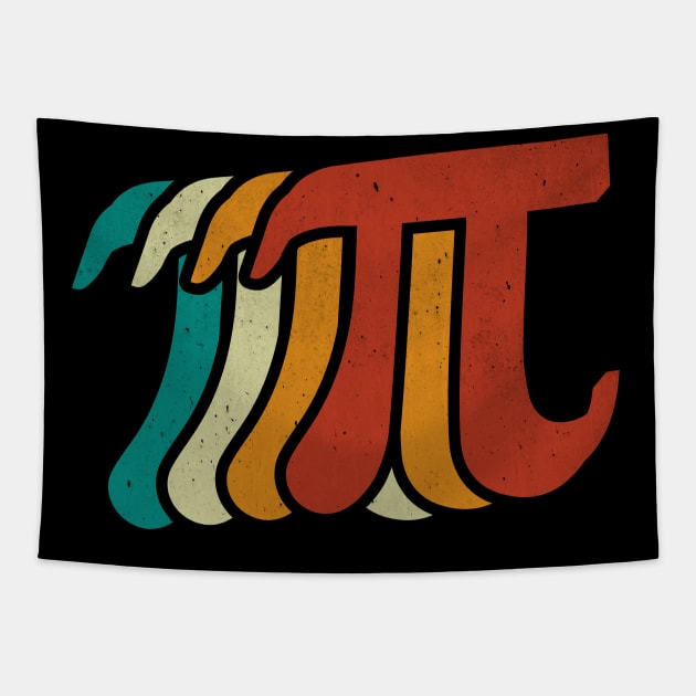 PI DAY Vintage PI SYMBOL  Gift For Math Teachers Tapestry by Emma Creation