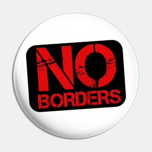 Statement against national borders. Pin