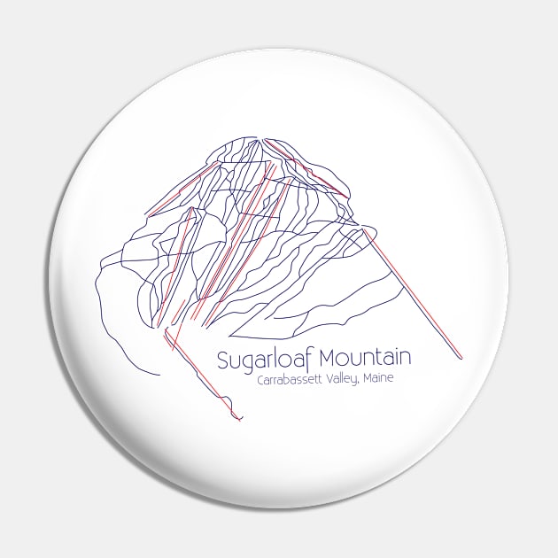 Sugarloaf Trail Map Blue Pin by ChasingGnarnia