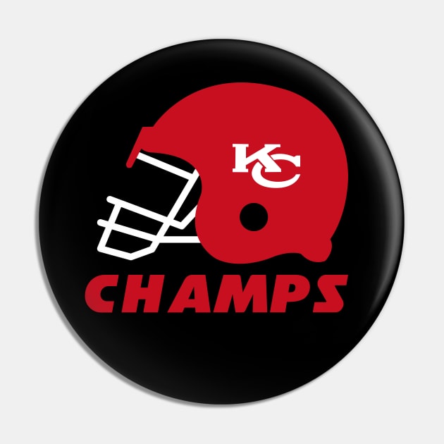 Chiefs Helmet Pin by FootballBum