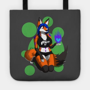 Furry girl love artwork Tote