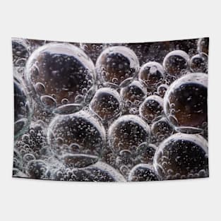 Soda Bubbles Macro Photograph Tapestry