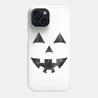 Halloween Jack-O-Lantern Pumpkin Face Distressed Phone Case