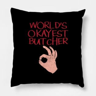 Butcher Butchery Profession Butcher Shop Pillow