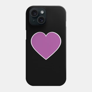 Purple heart Phone Case