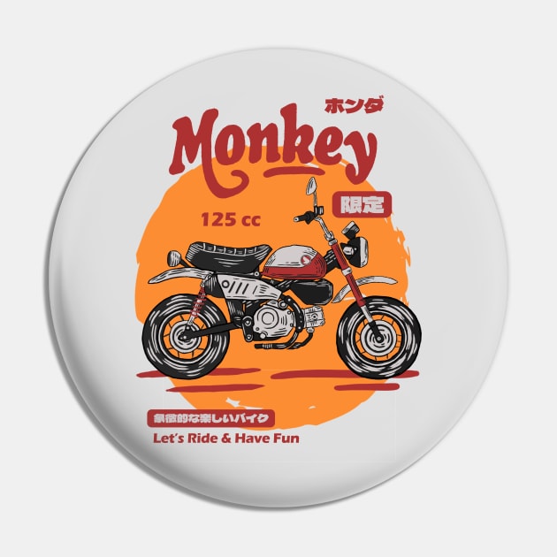 Honda Monkey Pin by Hilmay