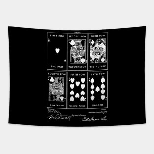 Playing Card Vintage Patent Hand Drawing Tapestry