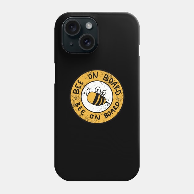 Bee On Board Funny Car Bumper A-10 Phone Case by itsMePopoi