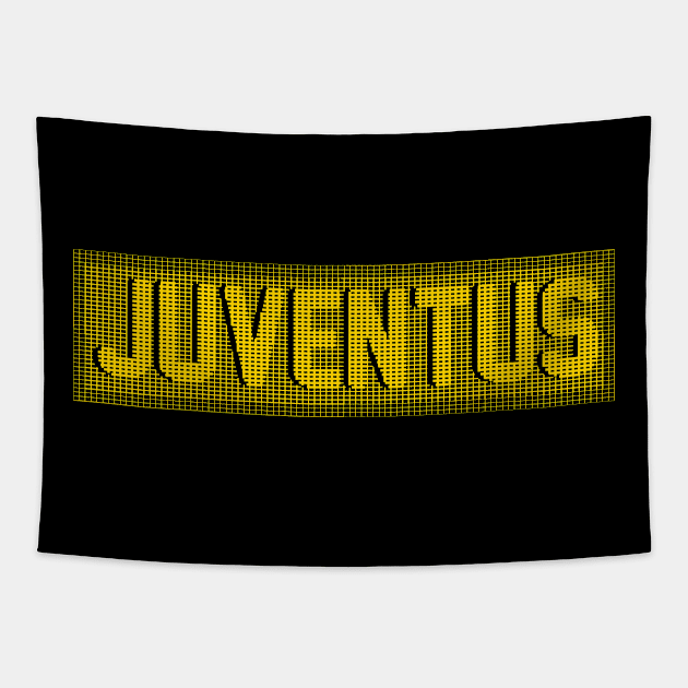 Juventus Gold Line Art Tapestry by radeckari25