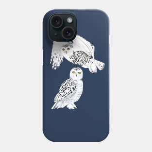 Snowy Owls Phone Case