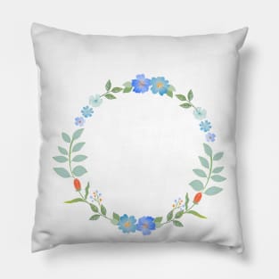 Floral Wreath Pillow