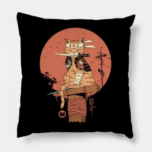 Ninja Meowster Pillow