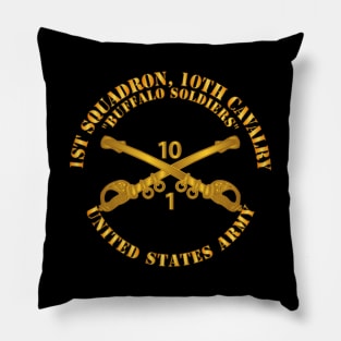 1st Squadron 10th Cav Regt - Buffalo Soldiers w Cav Br Pillow