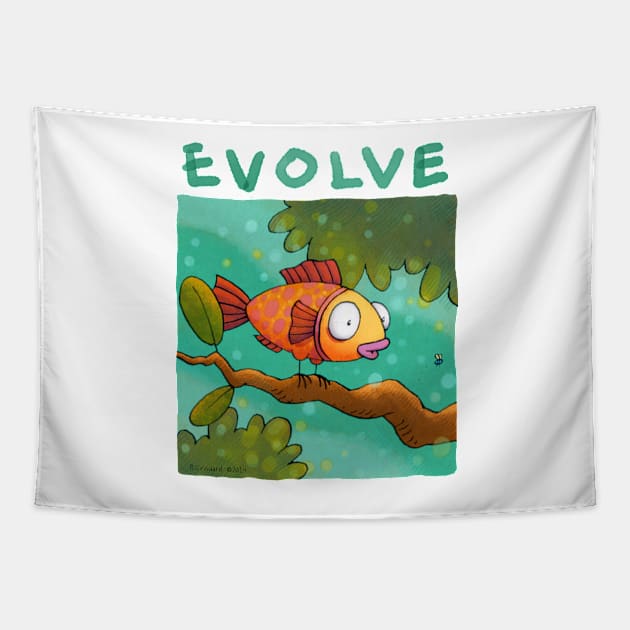 Evolve Tapestry by drawboy