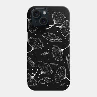 Ginko and Crystals Phone Case