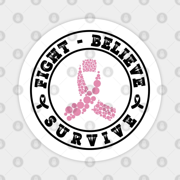 Breast Cancer Awareness Magnet by Emma