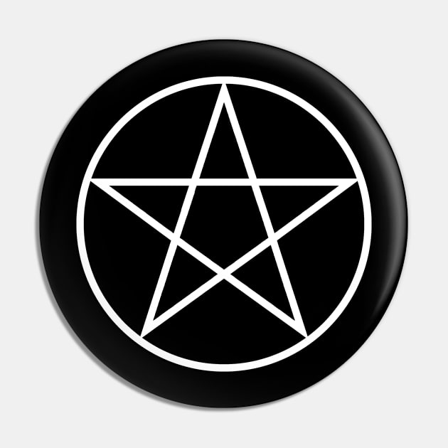 Pentacle Pin by Dark Night Designs