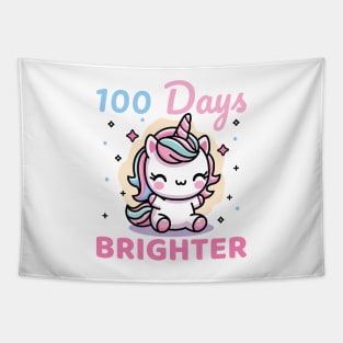 100 Days Brighter 100th Day of School Tapestry