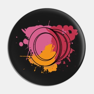 Splash Retro Pink Yoyo Pin