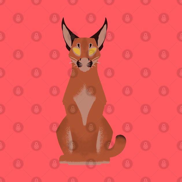 Minimalist Caracal by ZTheCrazed