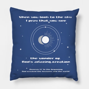 Wonder in the sky Pillow