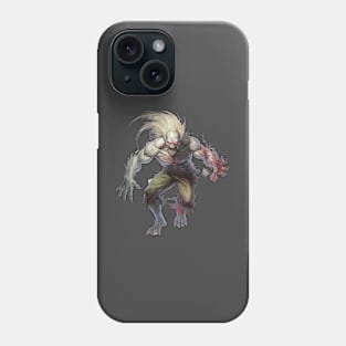 Zombie Saiyan: Powering Up the Undead Phone Case