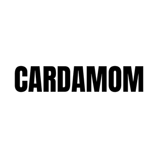 Cardamom Word - Simple Bold Text T-Shirt