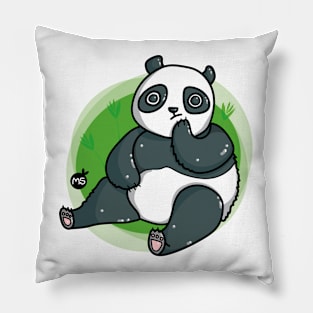 Bored pandaMS Pillow