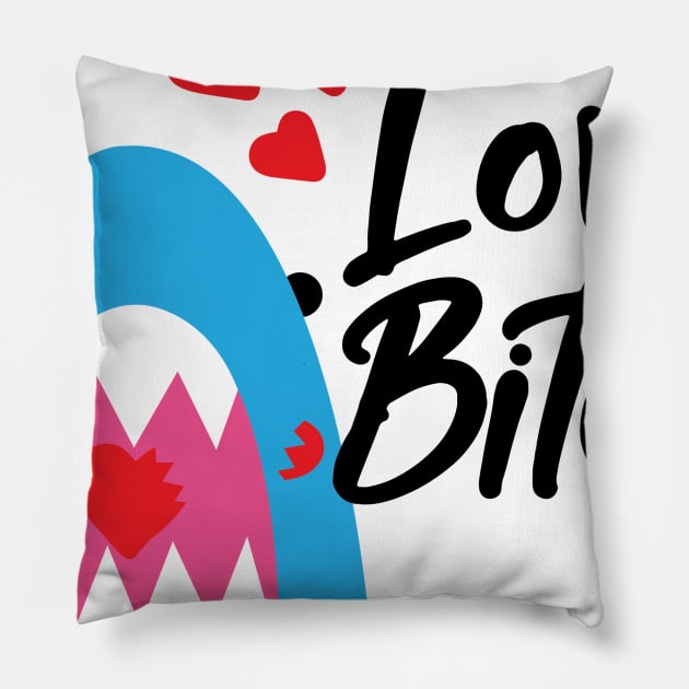 Love bites Pillow by Inkrafty